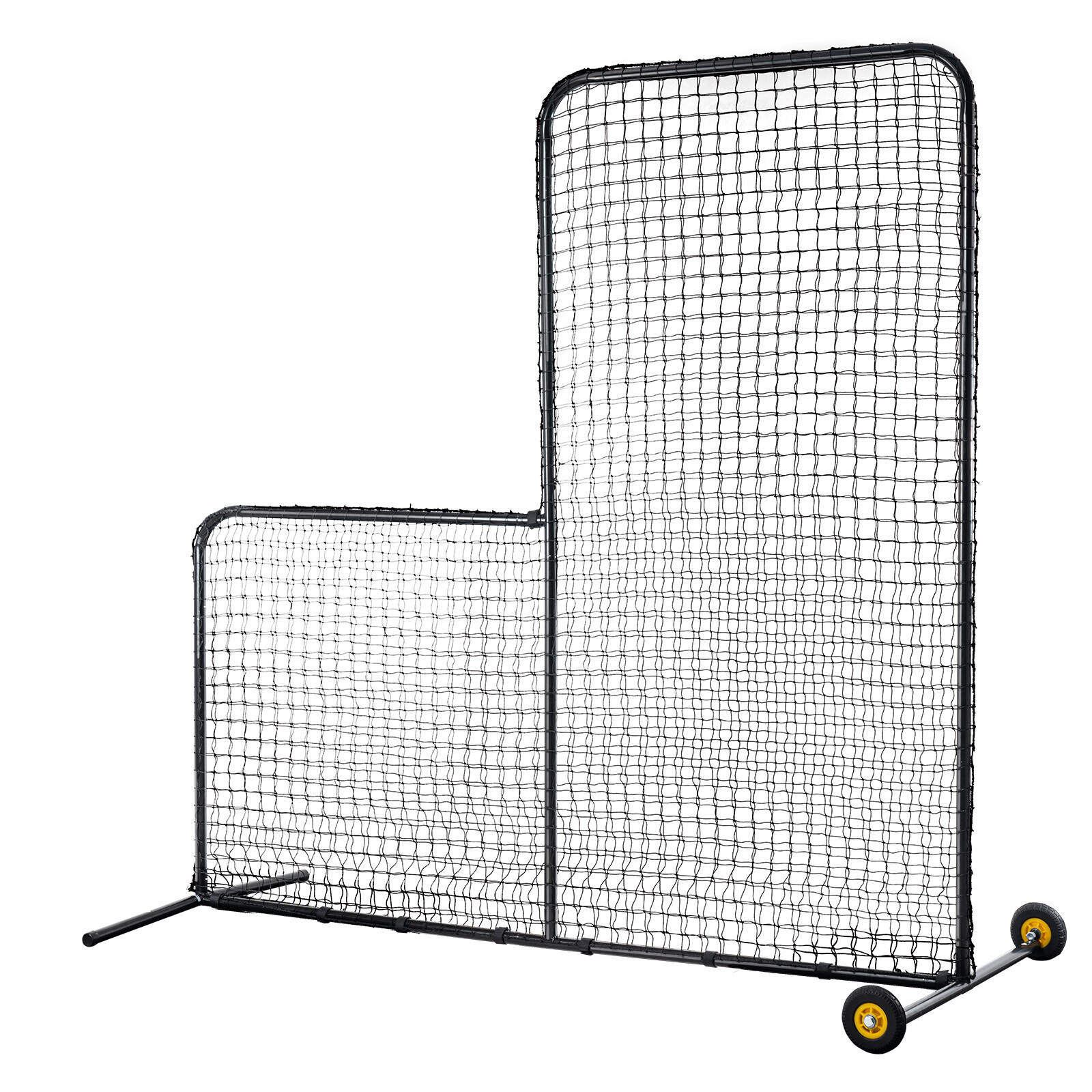 VEVOR L Screen Baseball Pitching Net for Batting Cage Softball Screen 7x7ft