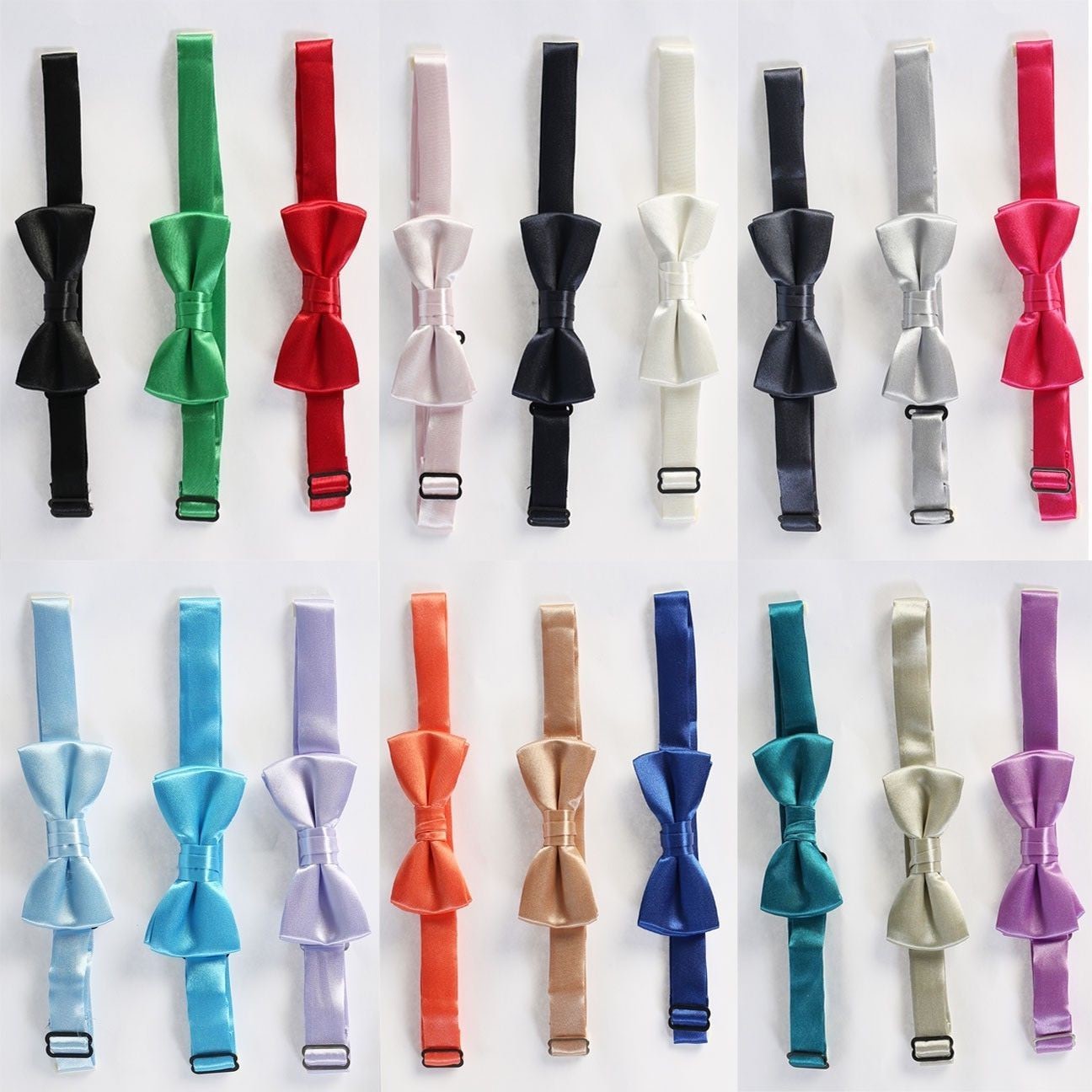 Boys Bow Ties Pre Tied Party Formal Wedding Kids Bow Tie Party Adjustable New