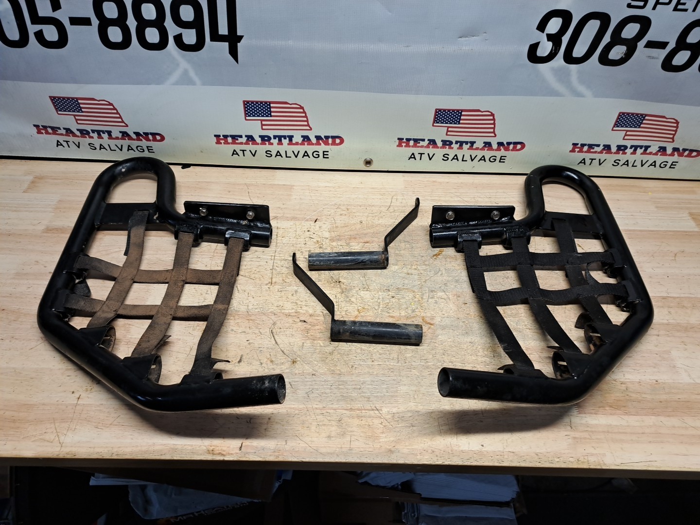 Kawasaki KFX Ltz Z 400 Nerf Bars Alba Racing Black Black Kx