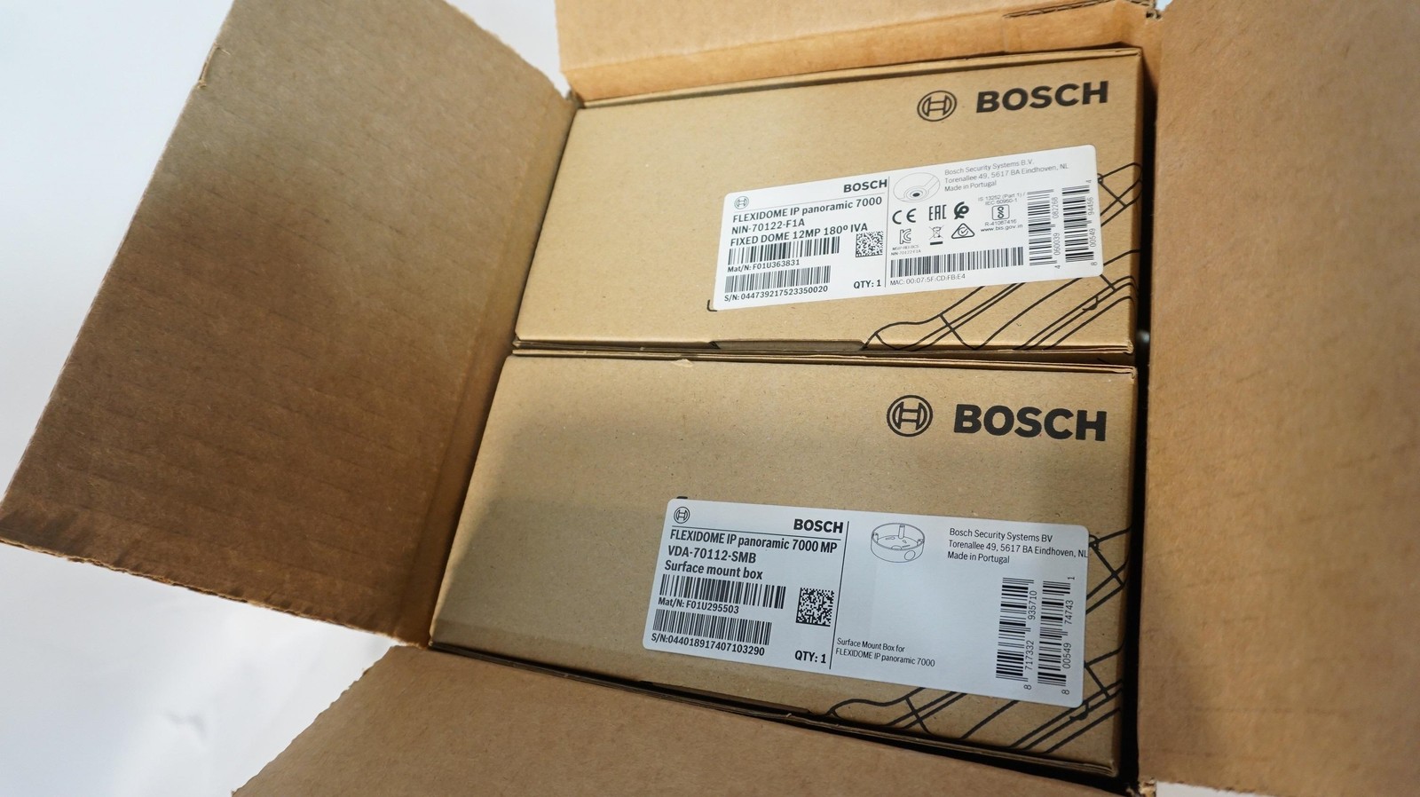 NOB-BOSCH FLEXIDOME IP PANORAMIC 7000 MP 12MP 180º IVA NIN-70122-F1A CAMERA+F1AS