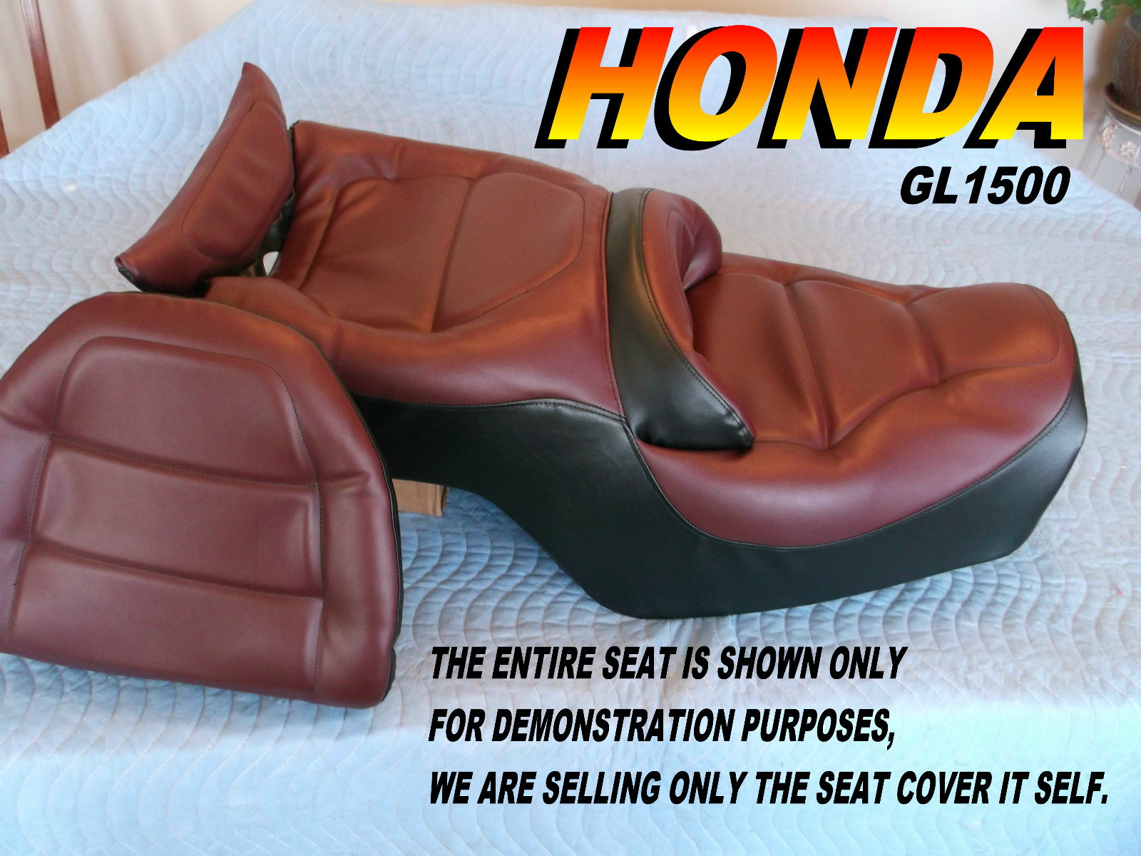 Honda GL1500 Seat Cover set GoldWing 1988-97 Aspencade SE Interstate 612B