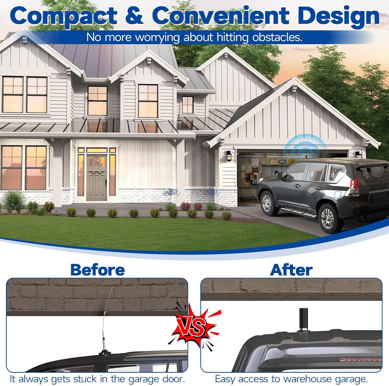 Ham Radio Antenna Dual Band VHF UHF 136-174MHz 400-470MHz NMO Mount PL259 Male