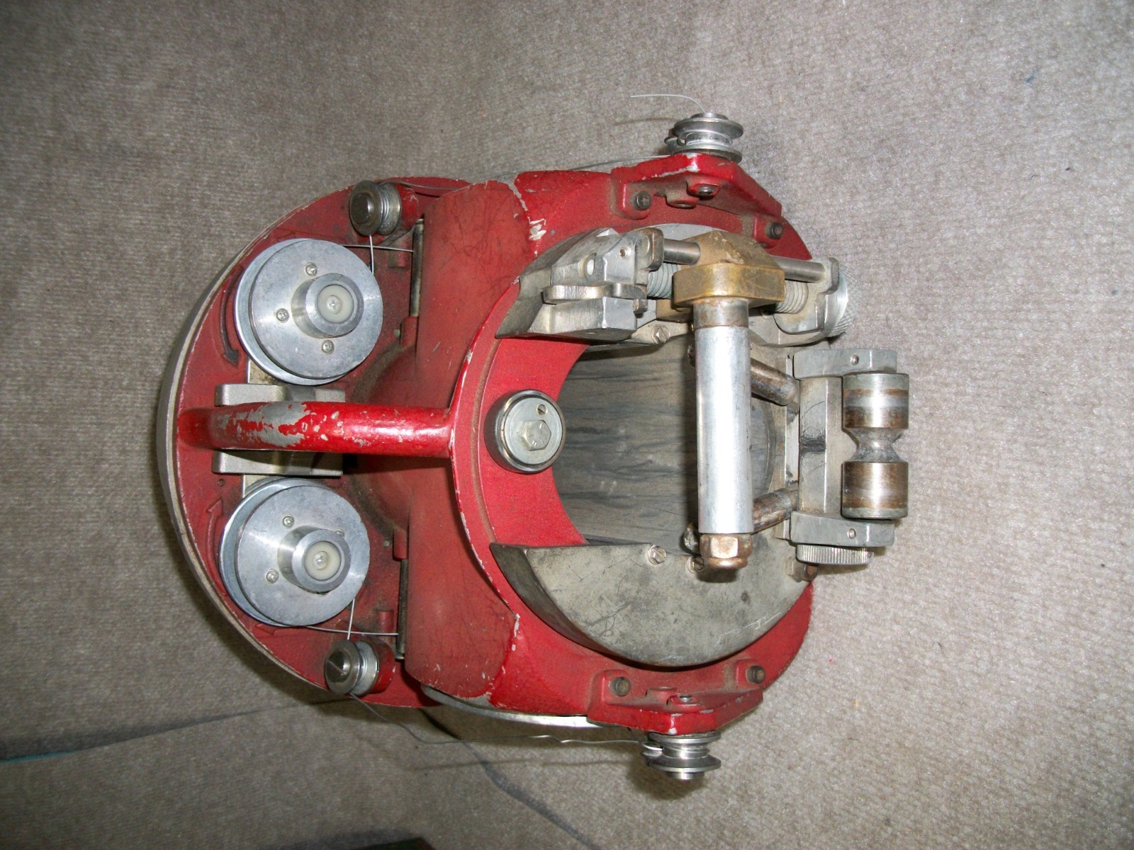 NICE CABLE SPINNING EQUIPMENT MODEL 1050 LINEMAN LASHER MACHINE WITH CASE