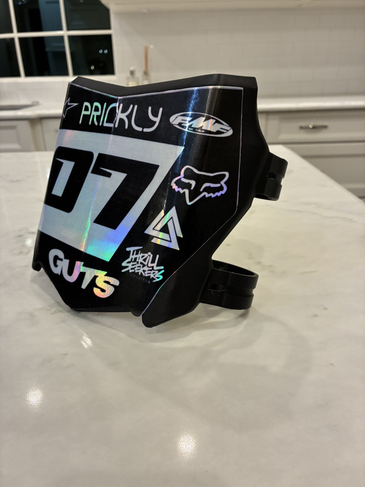 Motocutz Plate With Decal