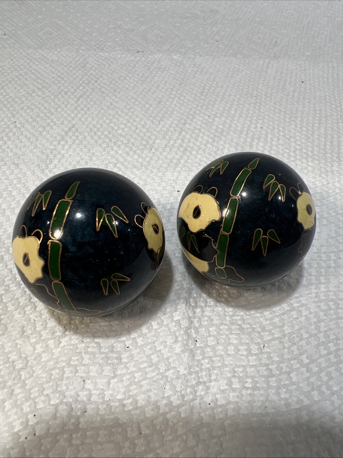 Baoding Balls Vintage Chinese Health Healing Exercise Stress Massage Musical B1