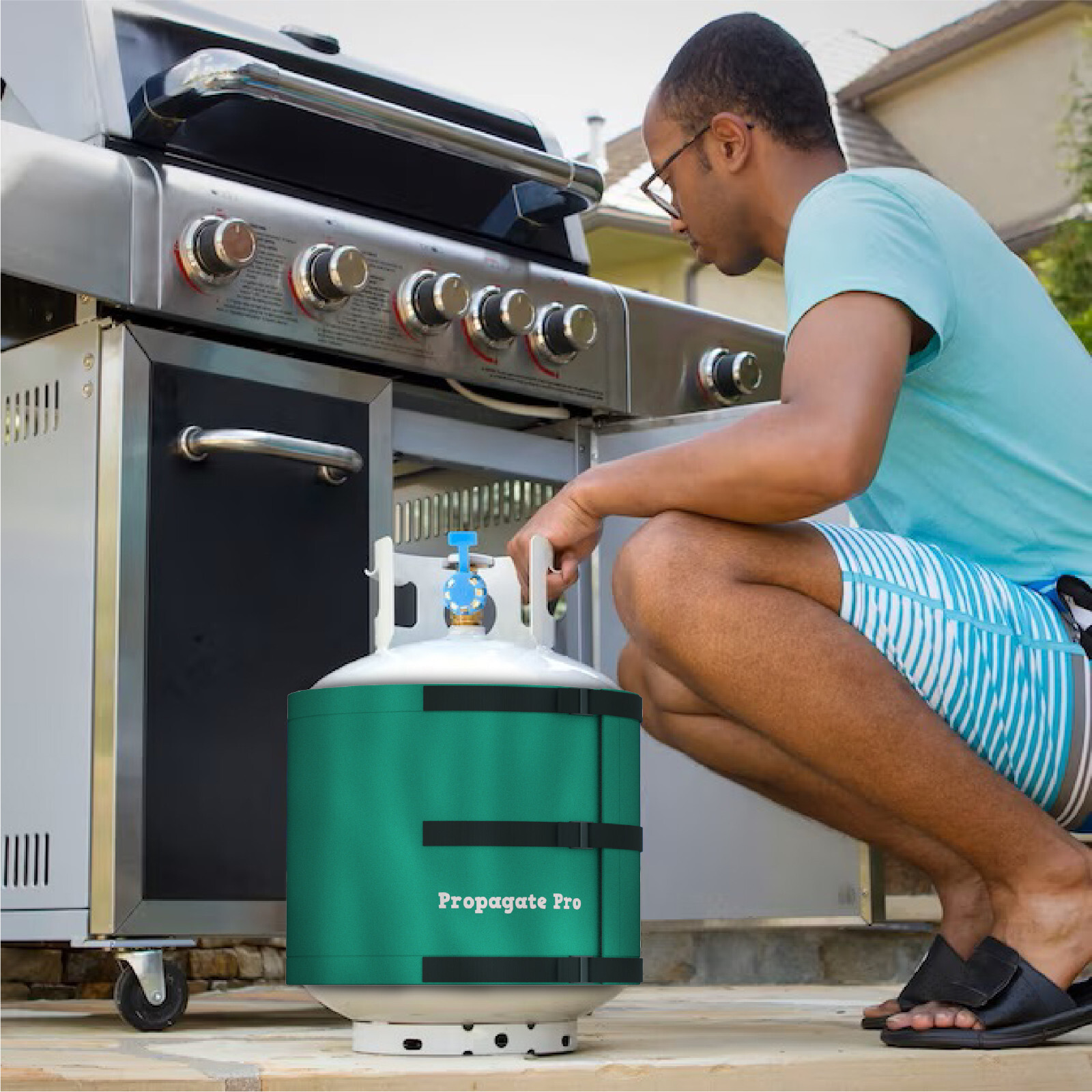 Wrap Around Electric, LP Propane Gas Tank Heating Blanket Wrap Warmer, Insulated