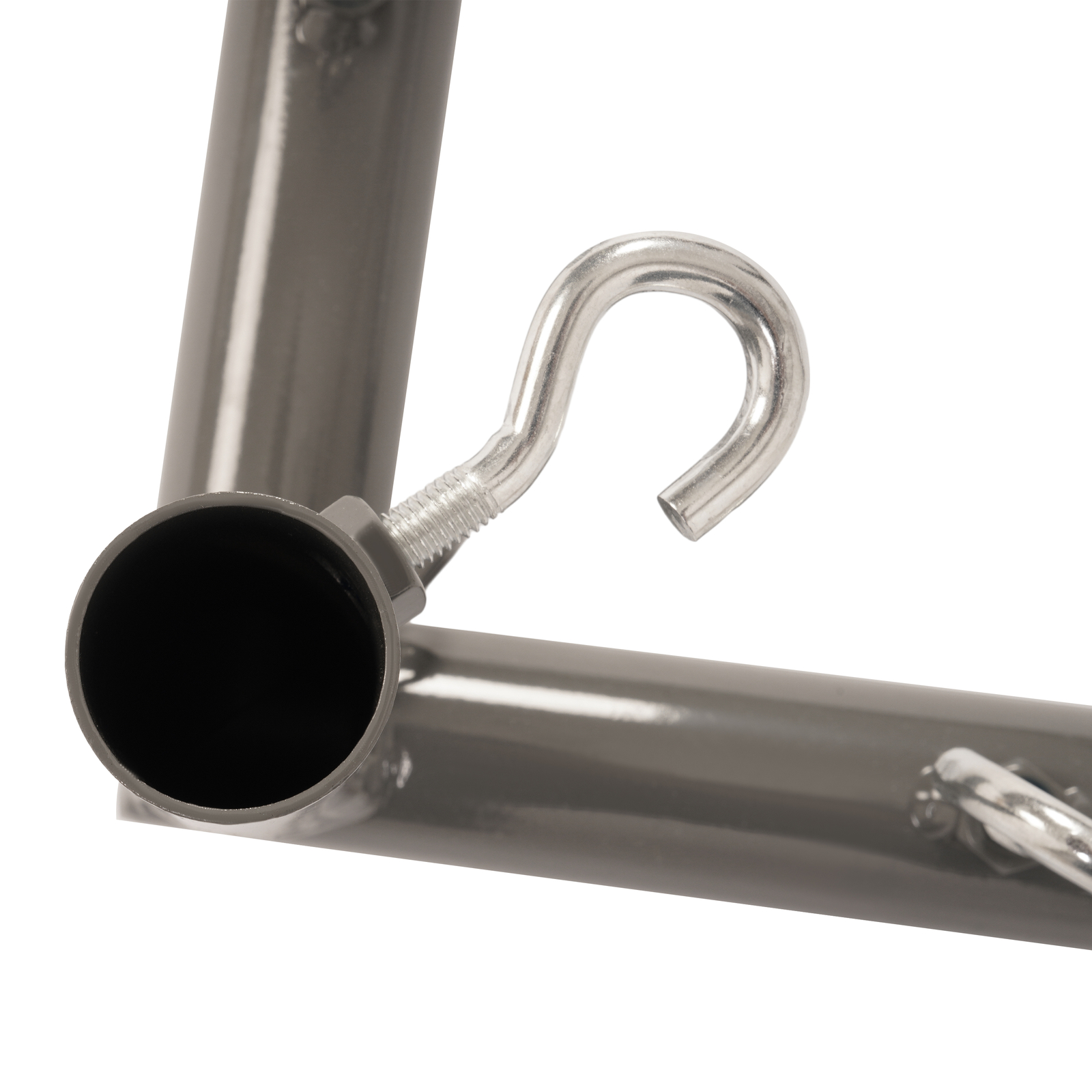 Rust Resistant 10 Pieces 1" Golf Frame Corner Kit DIY Canopy with Eye-Bolts