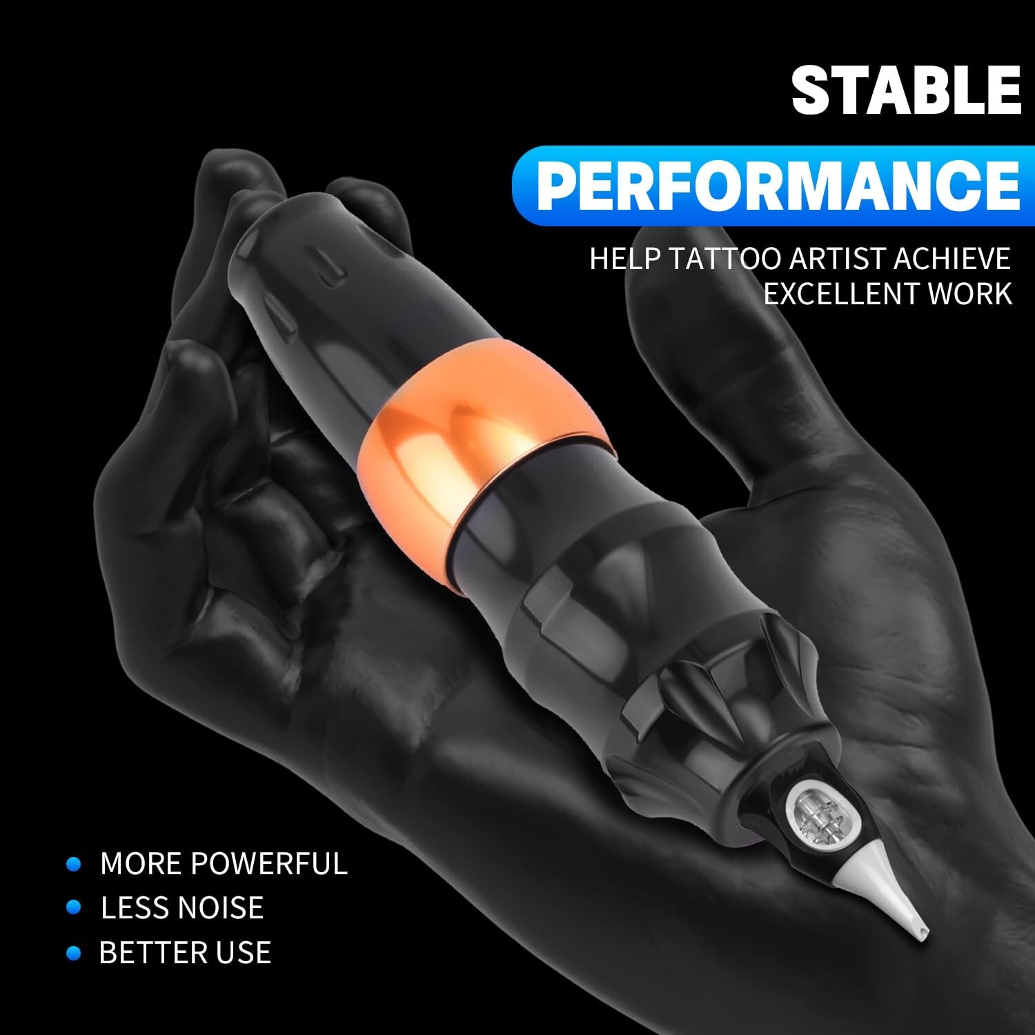 YILONG S4 Wireless Tattoo Pen Machine Kit 1200mAh Power Supply 20PCS Needles