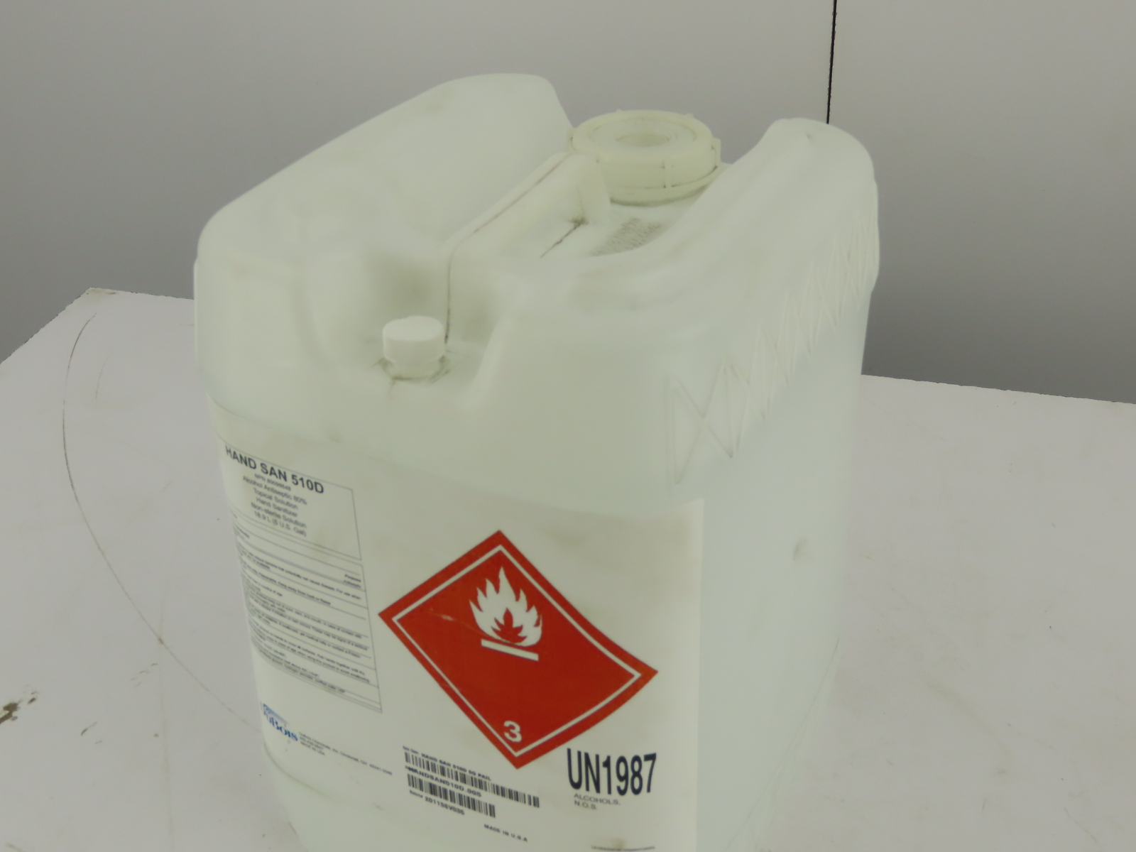 DuBois HAND SAN 510D Hand Sanitizer, 5 Gallon Pail 80% Alcohol
