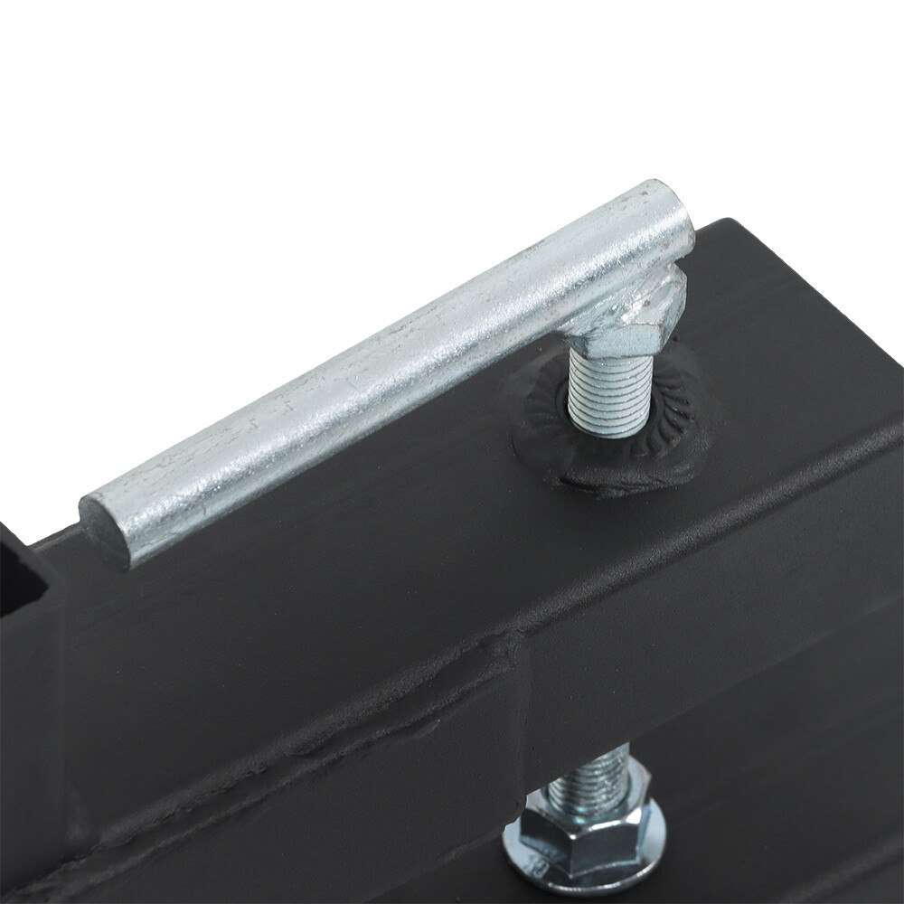 Tractor Bucket Forks 43" Clamp on Pallet Forks w/ Adjustable Stabilizer Bar