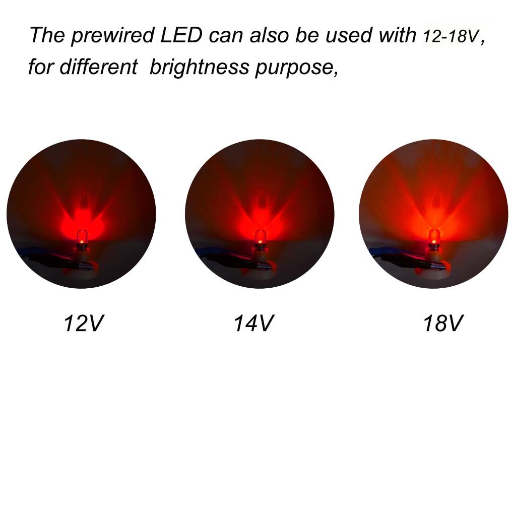 New Styles! Red & Green LED Bulbs Light 18Volt Replace For Lionel 022 Controller