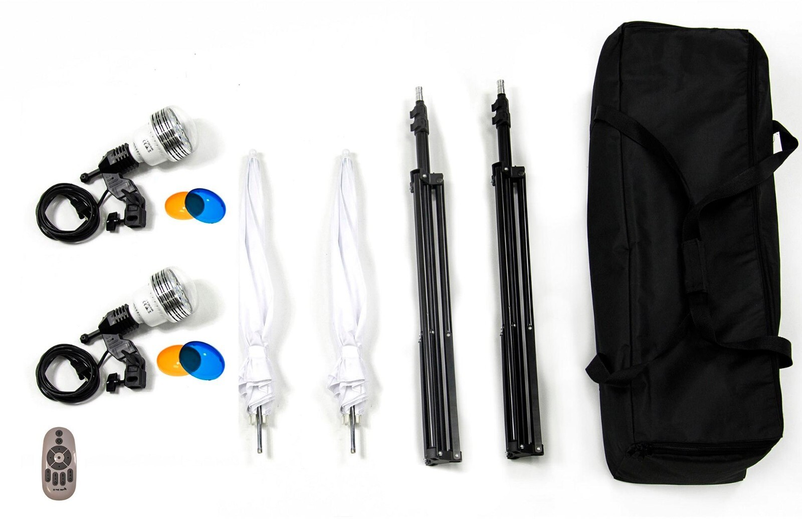 Savage LED60K-R 500W LED Studio Light Kit photo shoot product capture OP