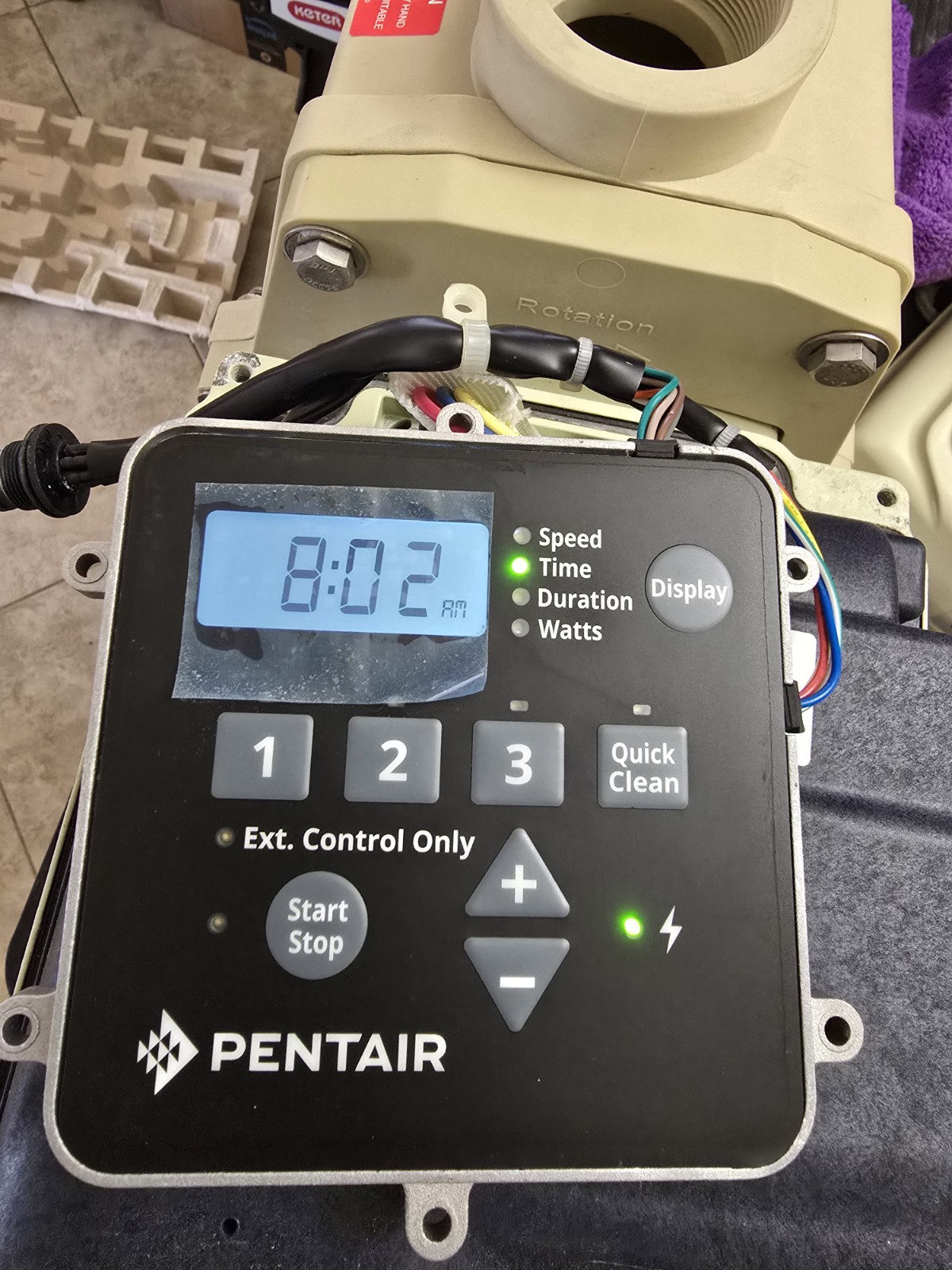 Pentair 356279 Control Panel Pentair Pump Superflo/Whisperflo VST - GUTS ASSY.