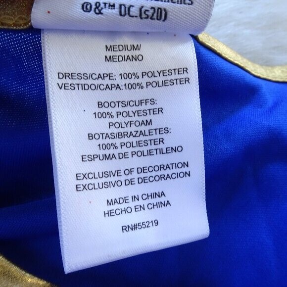 Super Girl Costume Kids Halloween Dress-up Complete Outfit