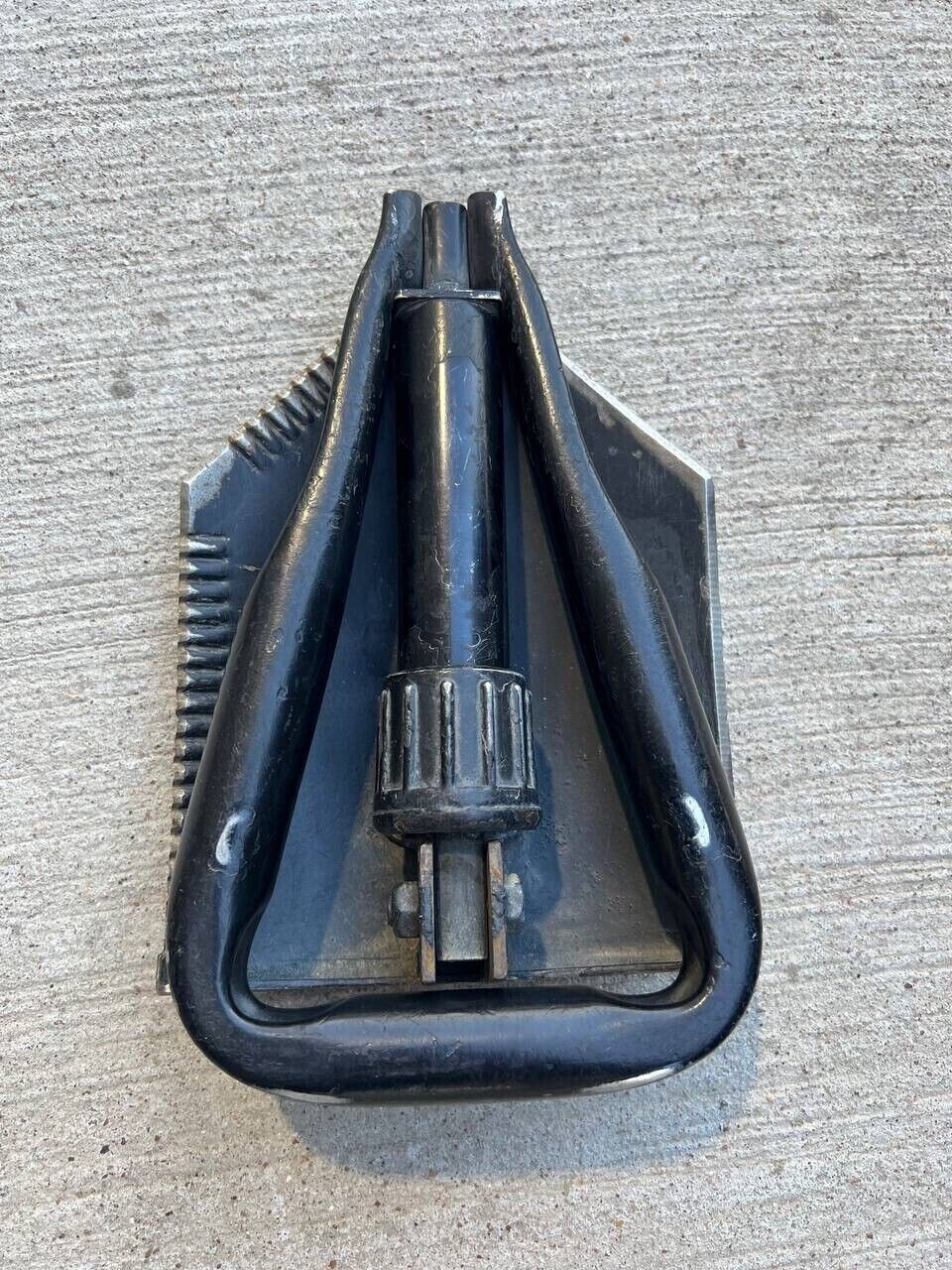 AMES US Military E TOOL ENTRENCHING TOOL SHOVEL & ACU COVER CASE POUCH VGC