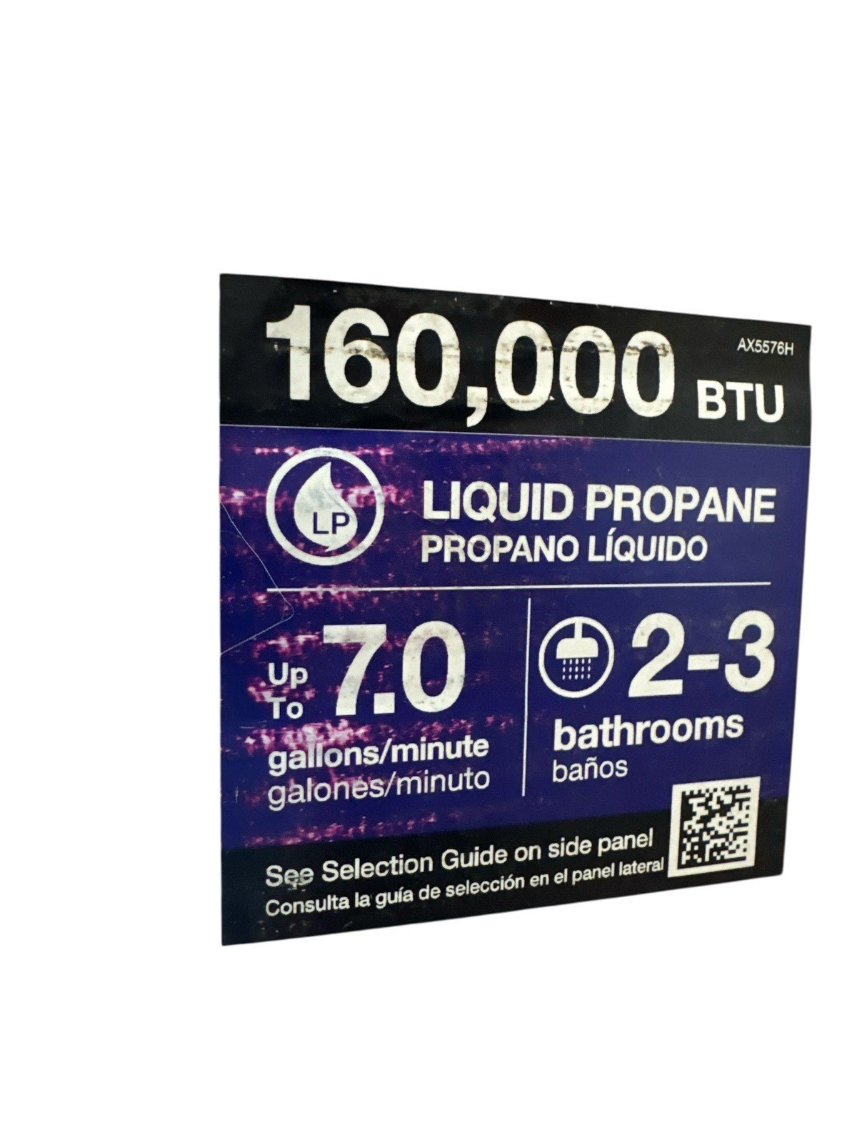 Rheem 160,000 BTU Outdoor Liquid Propane Tankless Water Heater ECO160XLP-3 (OB)