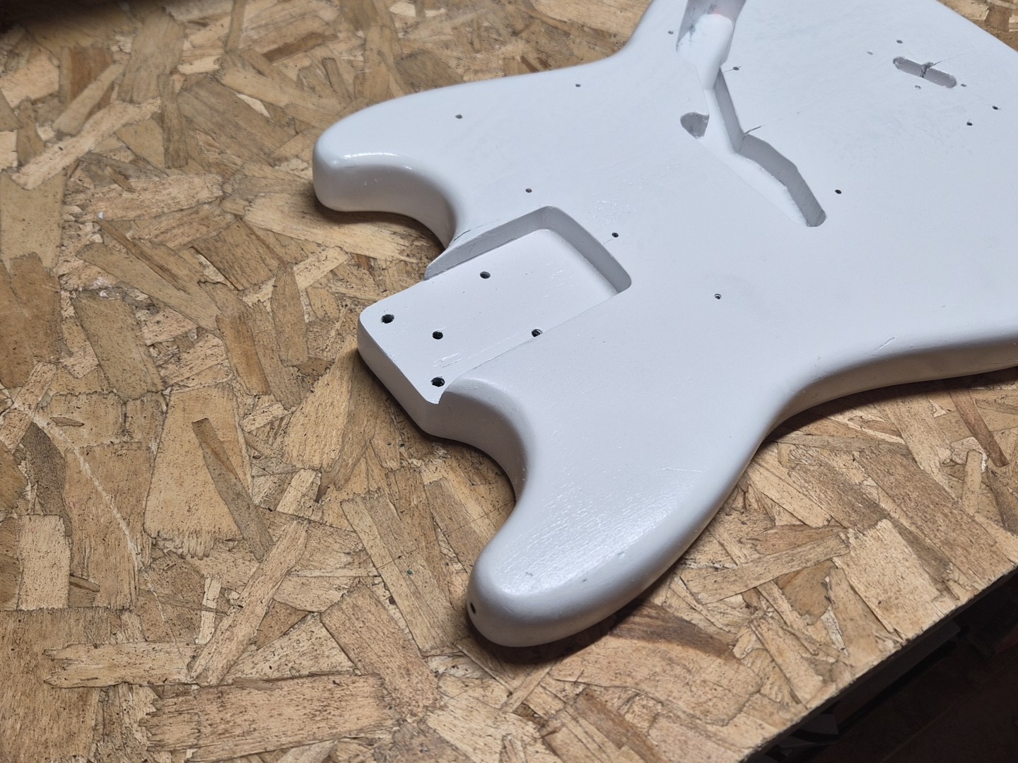 Vintage 1972 Fender Musicmaster Bass Body 1970's 1973 1971