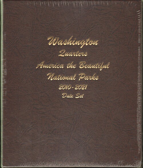 Dansco 7148 Coin Album For US National Parks Quarters Date Set 2010-2021