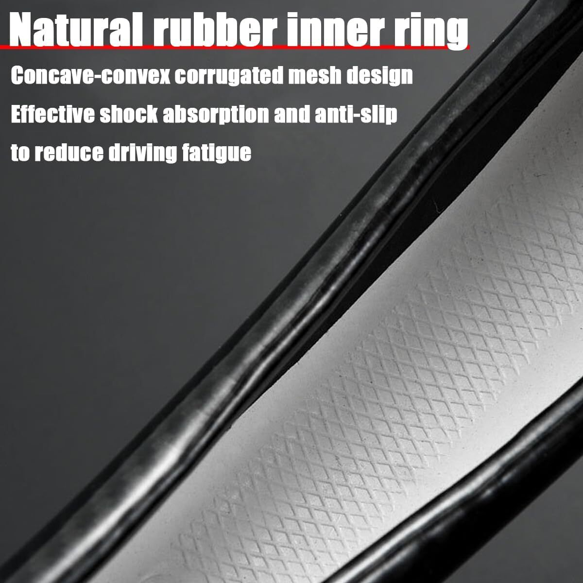 Car Steering Wheel Cover Large-Size for Ford F150 F250 F350 Super Duty 15.5-16''