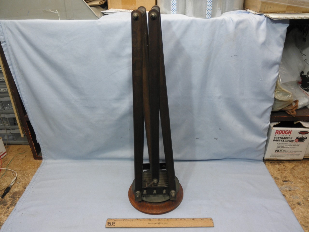 EXCELLENT 1926 AALCO No. 35 FOLDING LOOP ANTENNA-CHICAGO-MY LAST 100 YEAR LOOP