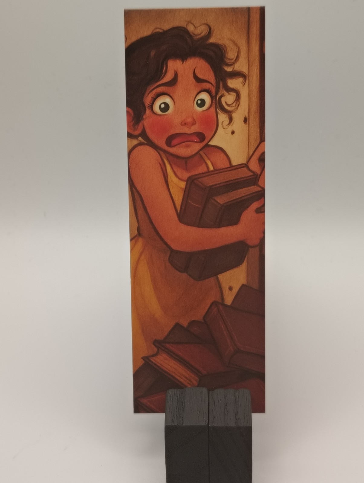 Overwhelmed Book Lover Bookmark