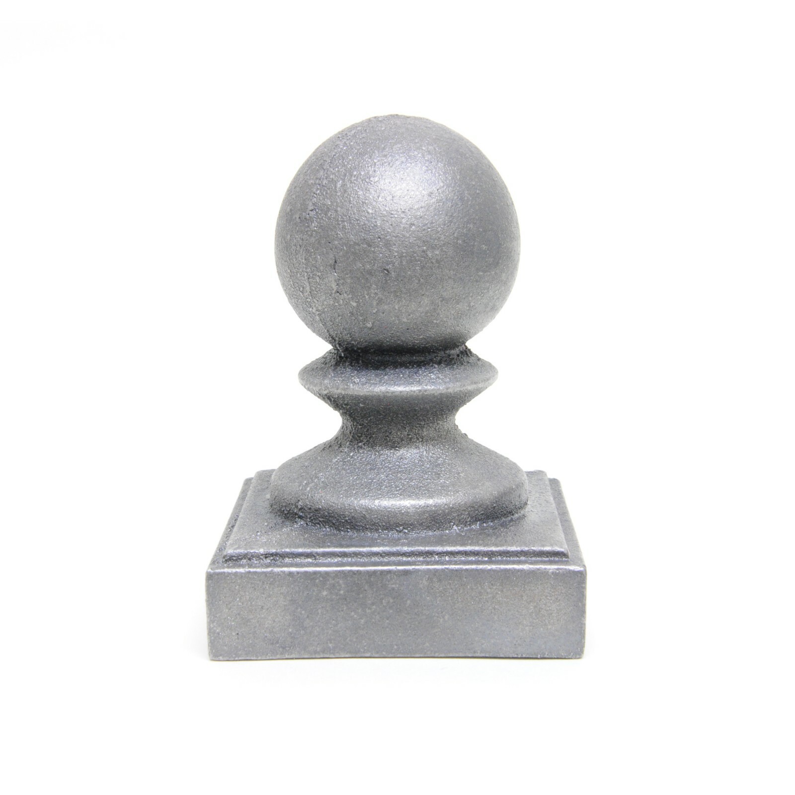Cast iron Ball Fence Finial Square Topper Post Caps For 3 x 3" Posts | 10 Pieces