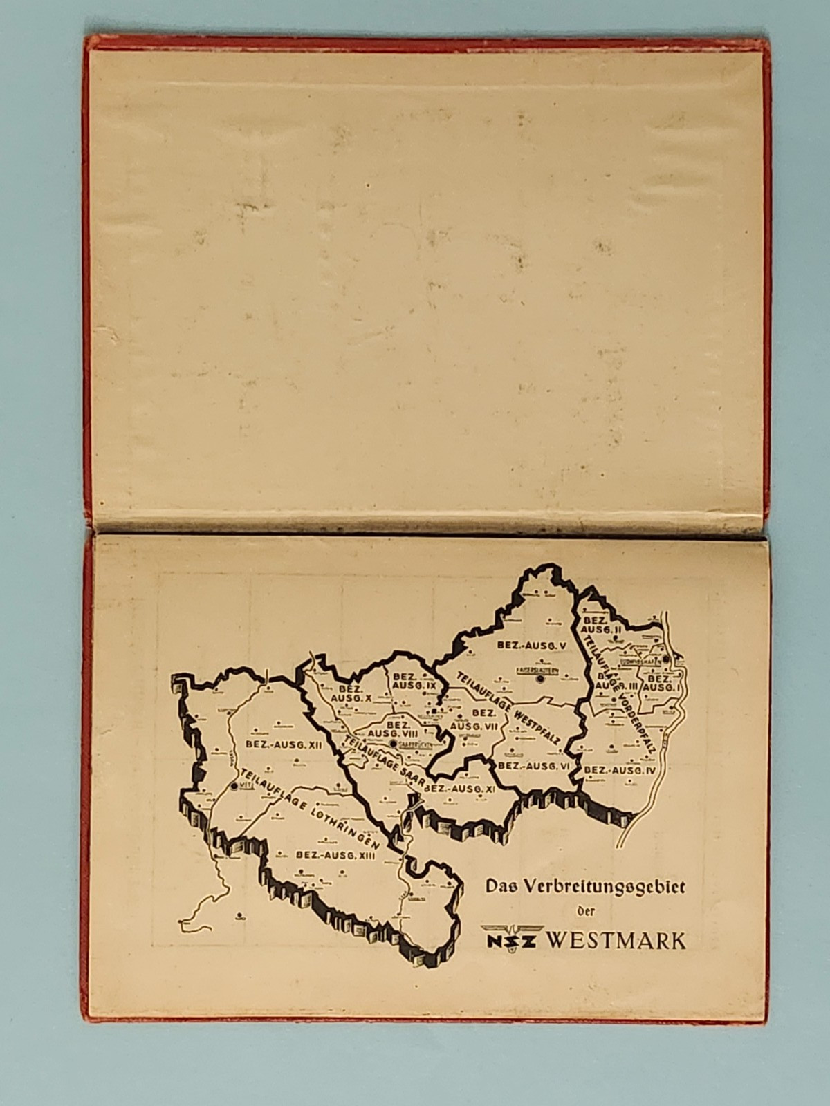 WW2 Germany. "NSZ WESTMARK" newspaper book.