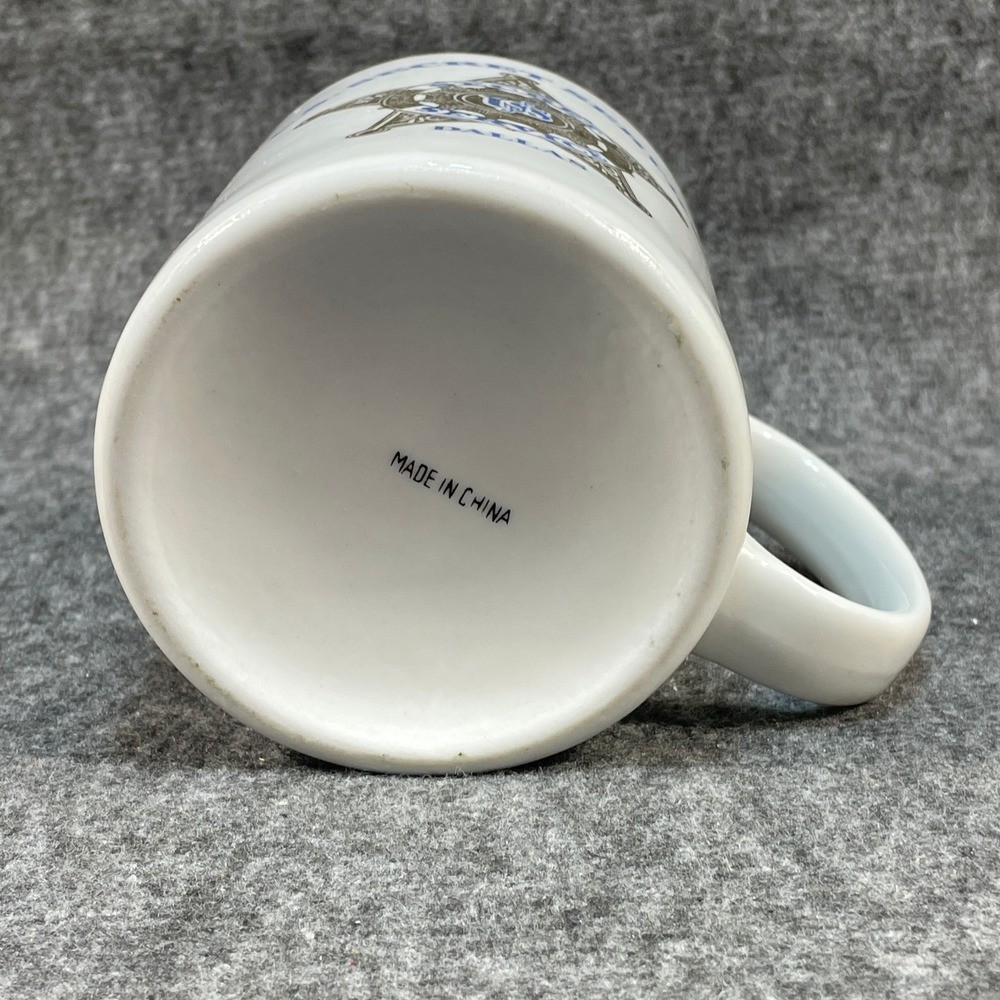 U.S. Secret Service Dallas Gold Trim Coffee Mug Collectible Souvenir