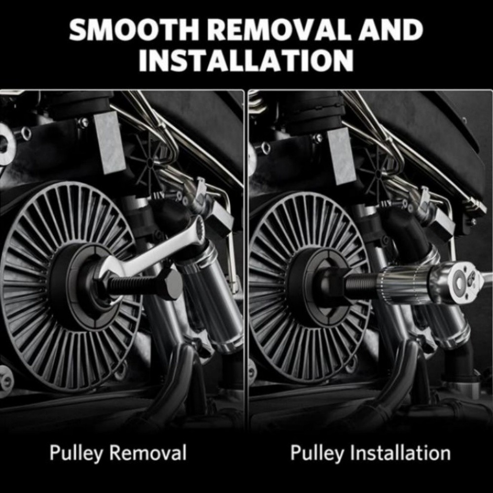 SZ7303B Power Steering Pump Pulley Puller Remover Install Tool Kit for GM Ford