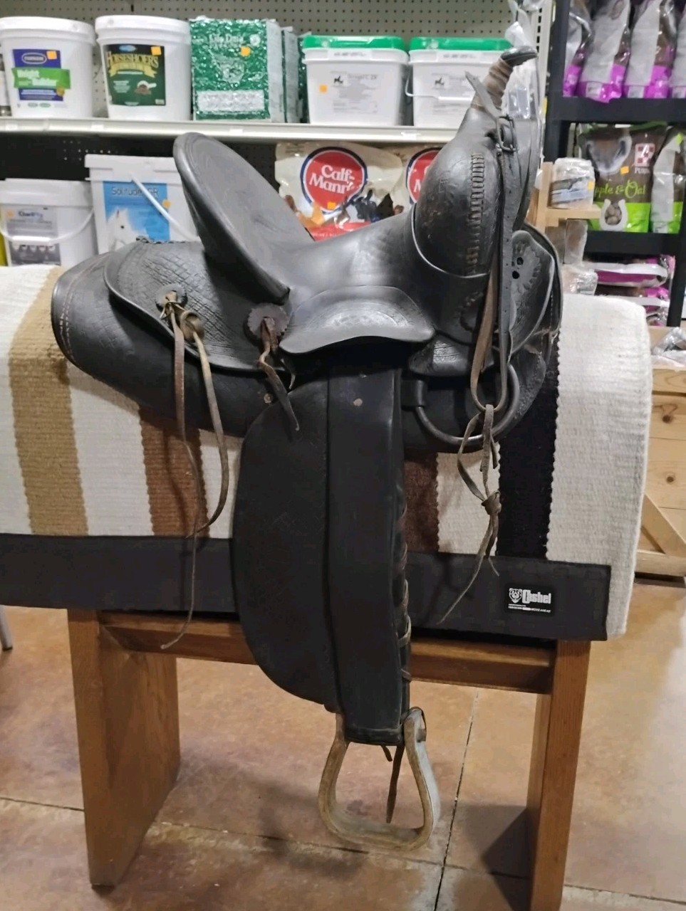 Vintage/Antique Fred Mueller Saddle Denver, Colorado