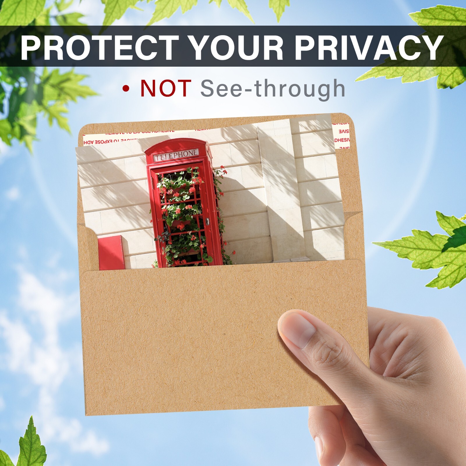 450 Invitation Envelopes Brown Kraft A7 5.25" x 7.25 for 5x7 Photo Wedding Card