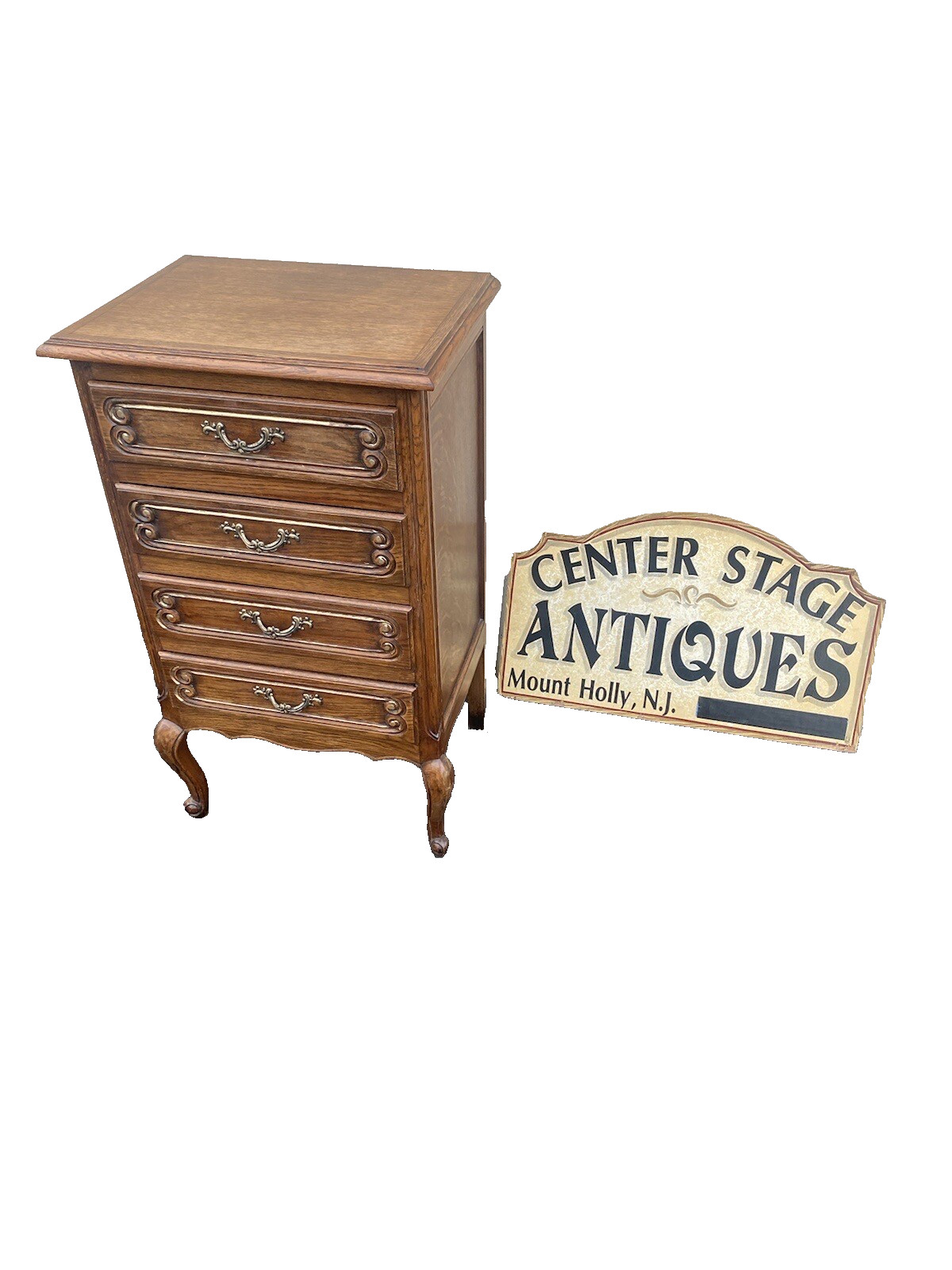 65016 Oak Lingerie Chest Dresser Nightstand