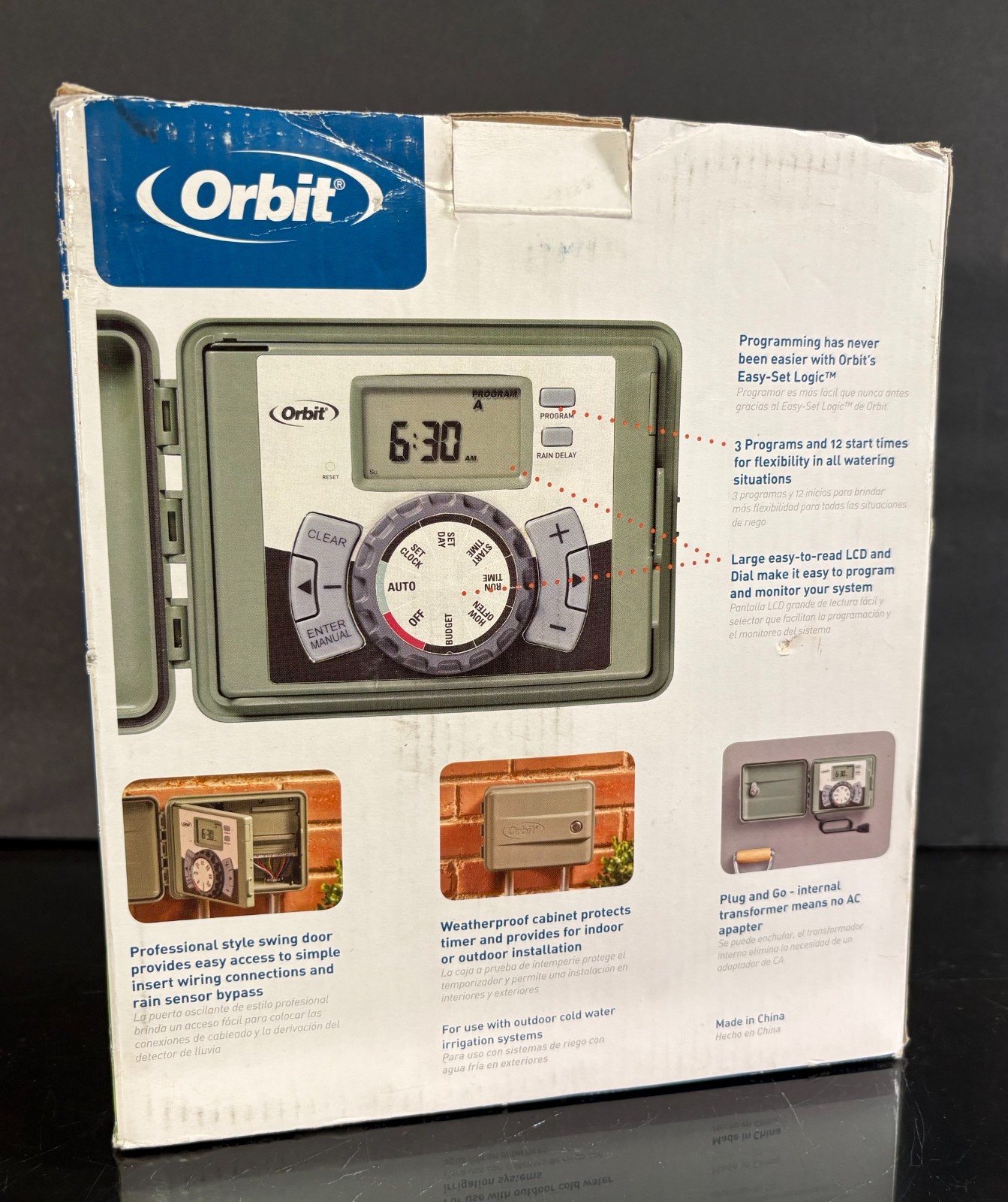 Orbit 6-Station all Weather Easy-Set Logic Indoor/Outdoor Sprinkler Timer
