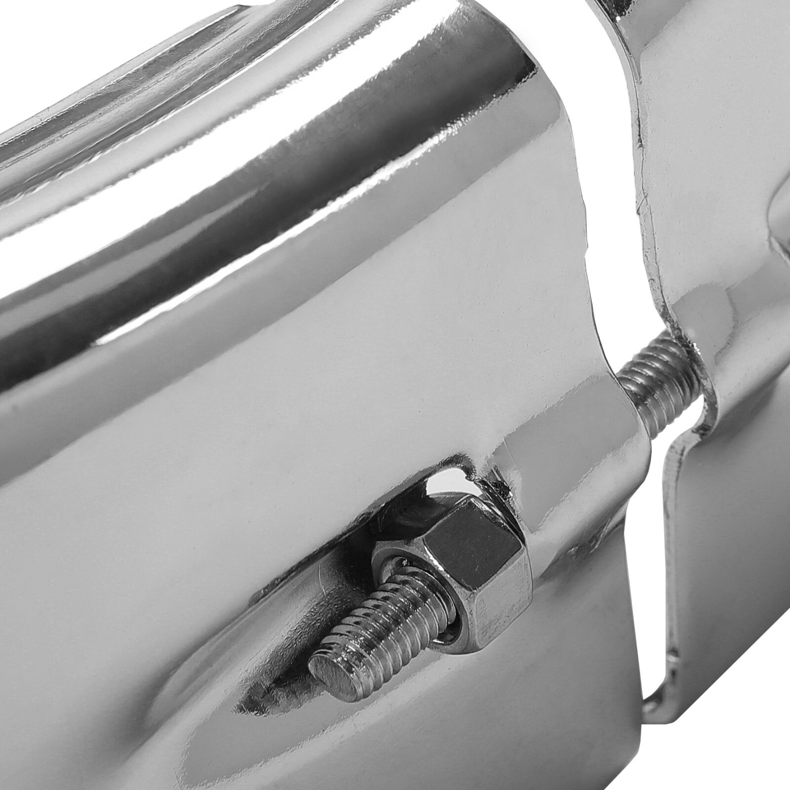 7" + 4.5" Headlight Fog Light Visor Style Trim Ring For Harley Touring Dyna