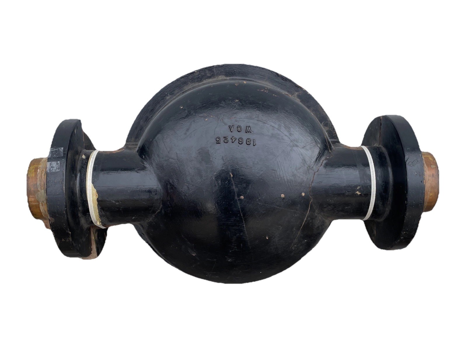 Large Vintage Industrial Wood Foundry Mold Pattern From Philadelphia Navy Yard