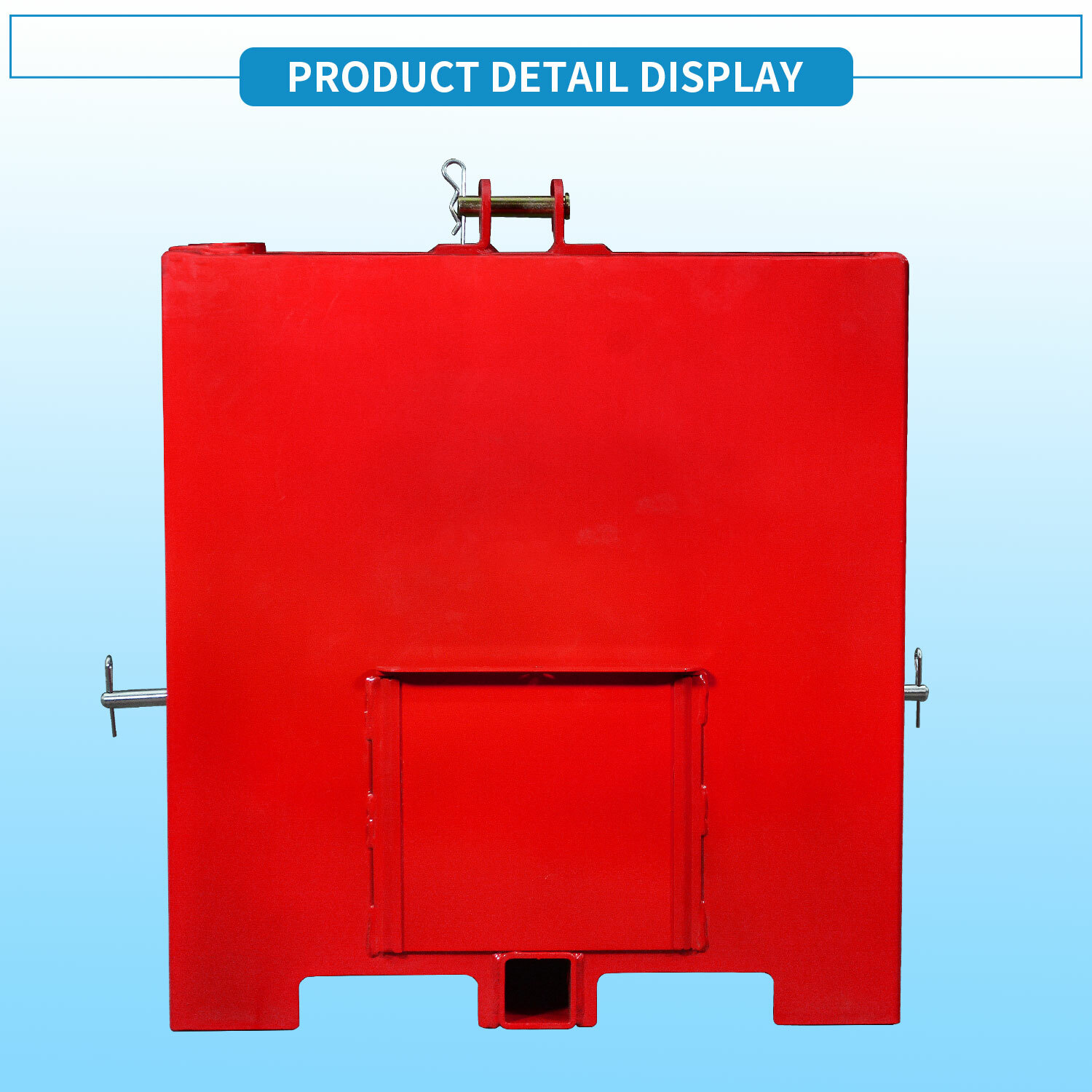 3 Point Ballast Box Mounted Category 1 Tractor Loader Counterweight Attachment