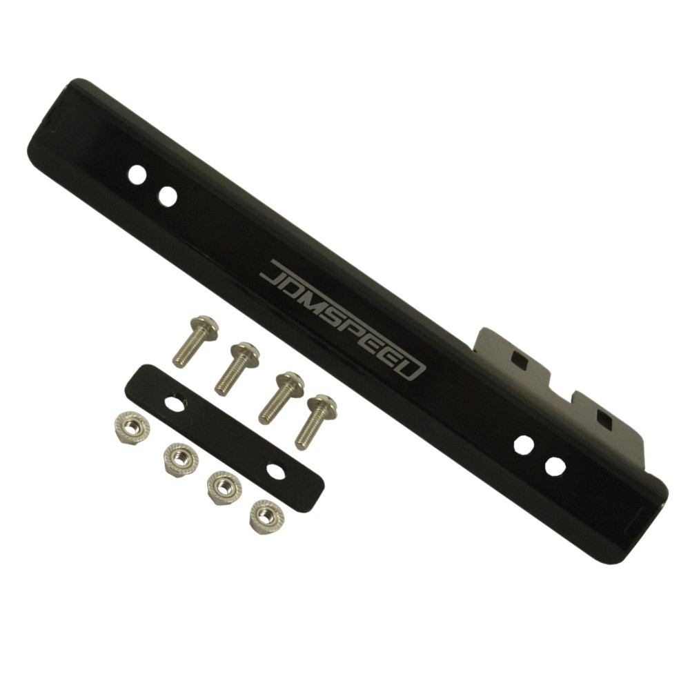 Universal Black Front Bumper License Plate Mount Bracket Relocator Holder NEW