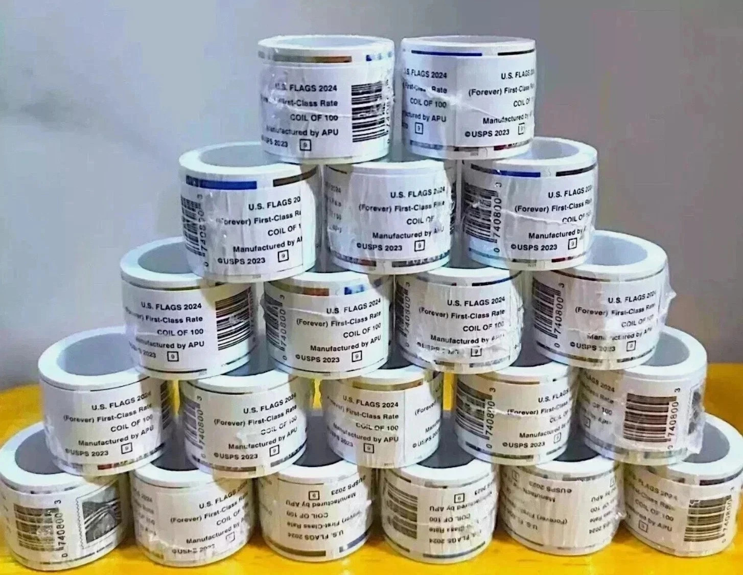 New Collection 20 ROLLS Of 100 USPS Postage-2000 PCS-Special Sale (2024)