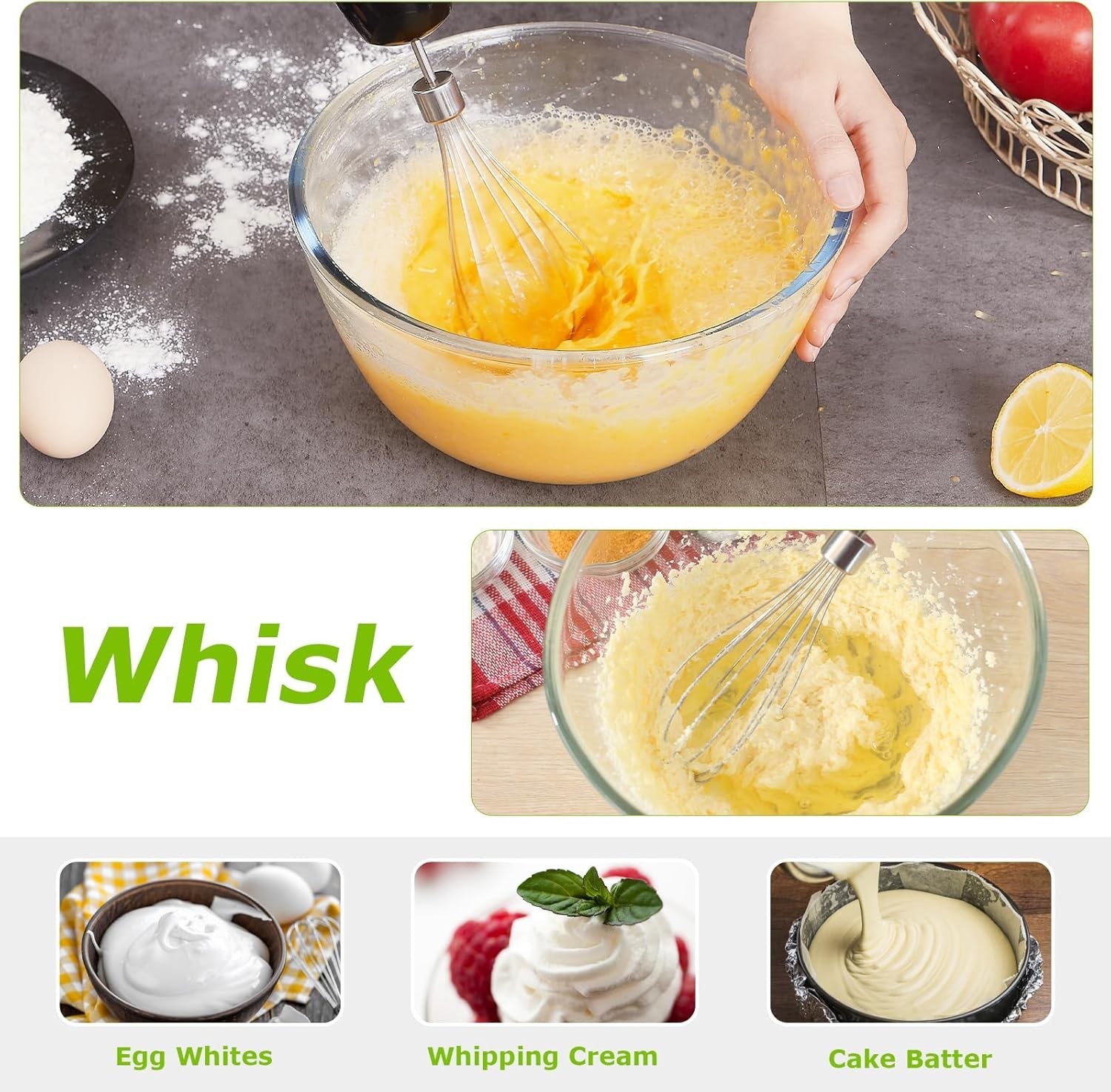 Effortless Blending: 4-in-1 Immersion Blender with Turbo Mode & Easy Cleanup