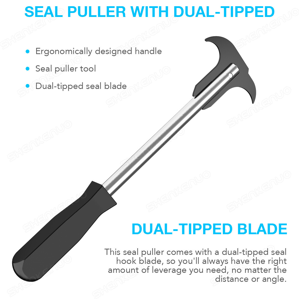 Professional Seal Puller Tool with Dual Hook Tips Remove Oil and Grease Seals US