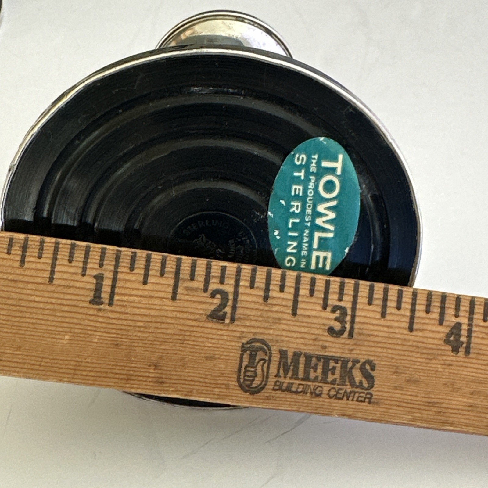 Pair Towel weighted Sterling Silver Candlesticks Candleholders Classic