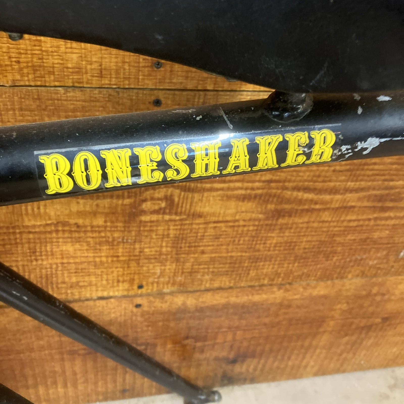 The Bone Shaker High Wheel Frame, Fork, Rear Wheel,Seat- Reproduction- Made USA-