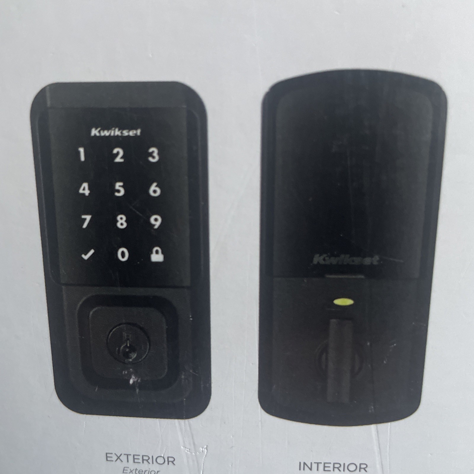 Kwikset Halo Touchscreen Smart Lock Wifi Keypad Electronic Deadbolt Matte Black