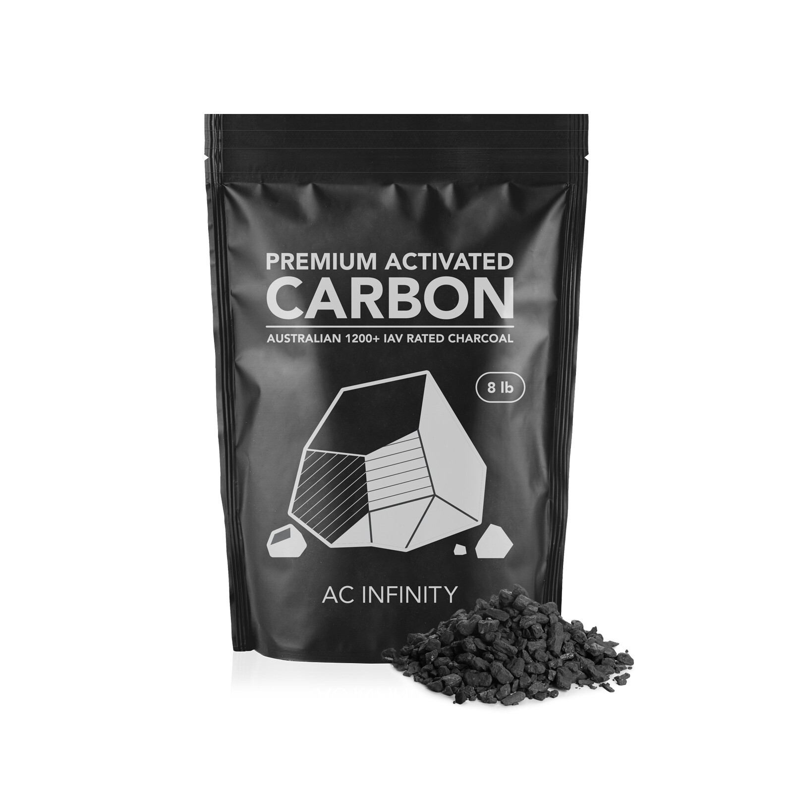 Activated Carbon Refill, 1200+ IAV Australian Charcoal Replacement, 8 lb.