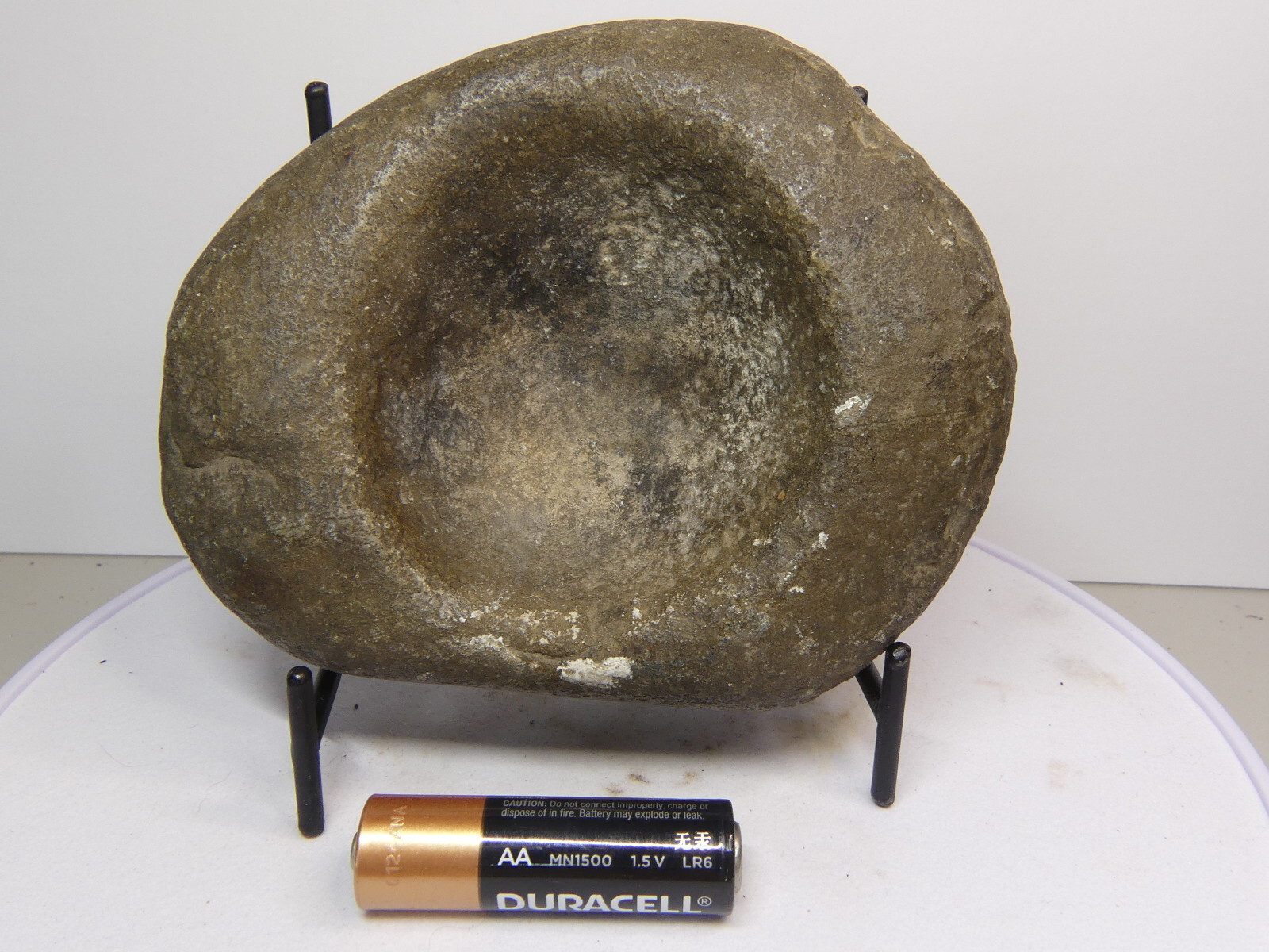 Stone Mortar & Pestle. Native American Columbia River, The Dalles, Oregon. AACA