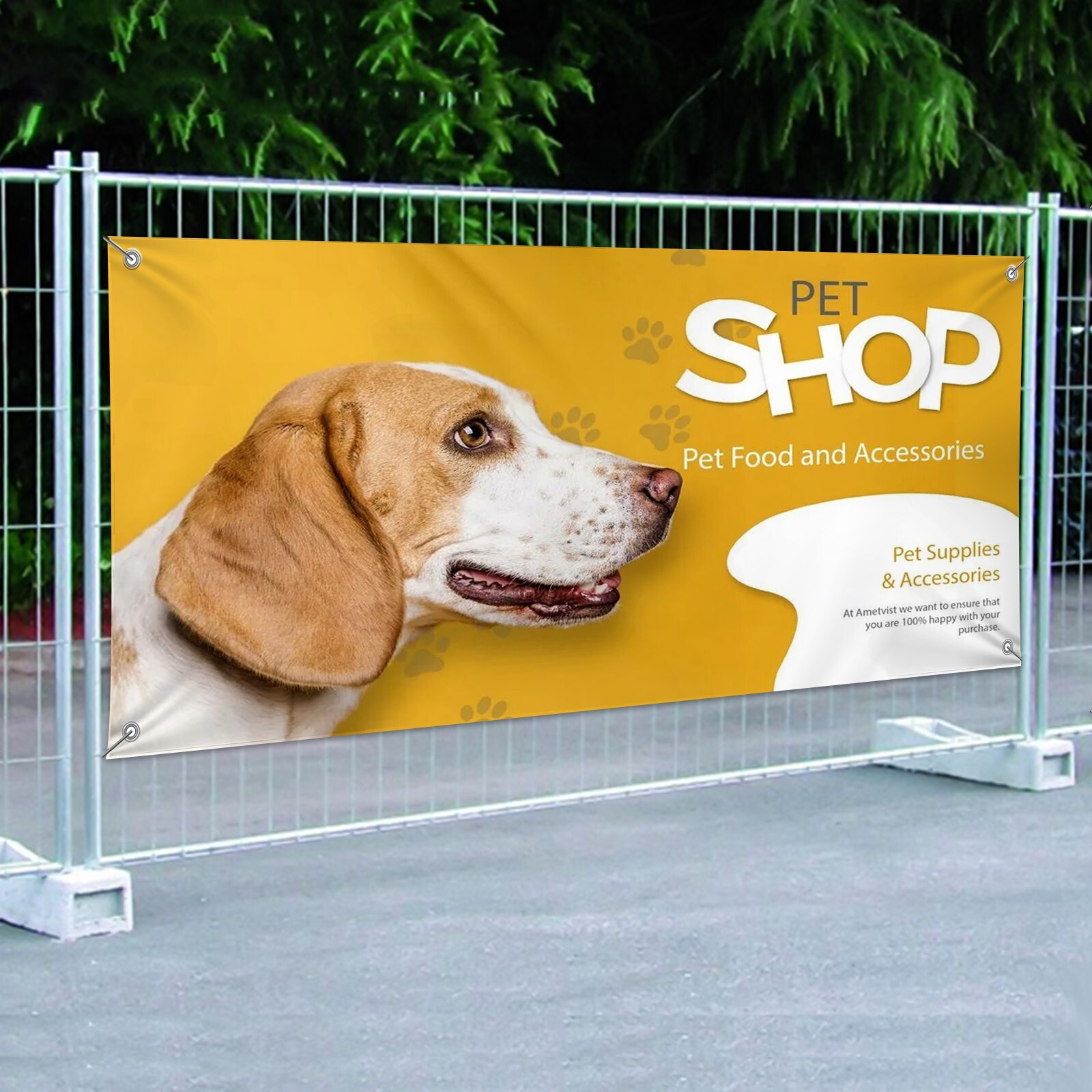 Vinyl Banner Outdoor Custom Printed - Heavy Duty Weatherproof Advertising Signs