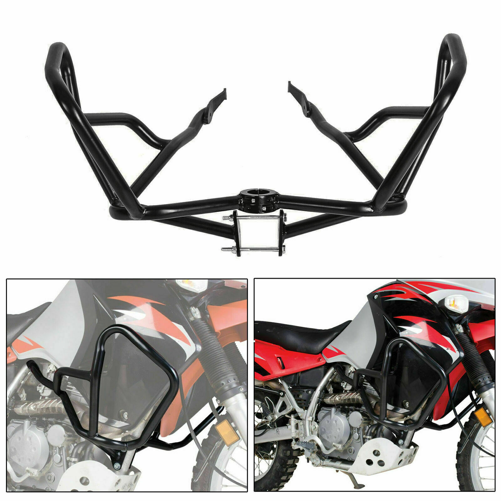 New Crash Bars Engine Guards For KAWASAKI KLR650 2008-2018 klr 650 guard