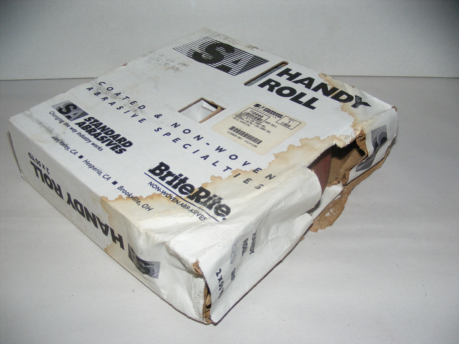 2" x 50 yds. 220 Grit Standard Abrasives Abrasive Cloth 713949