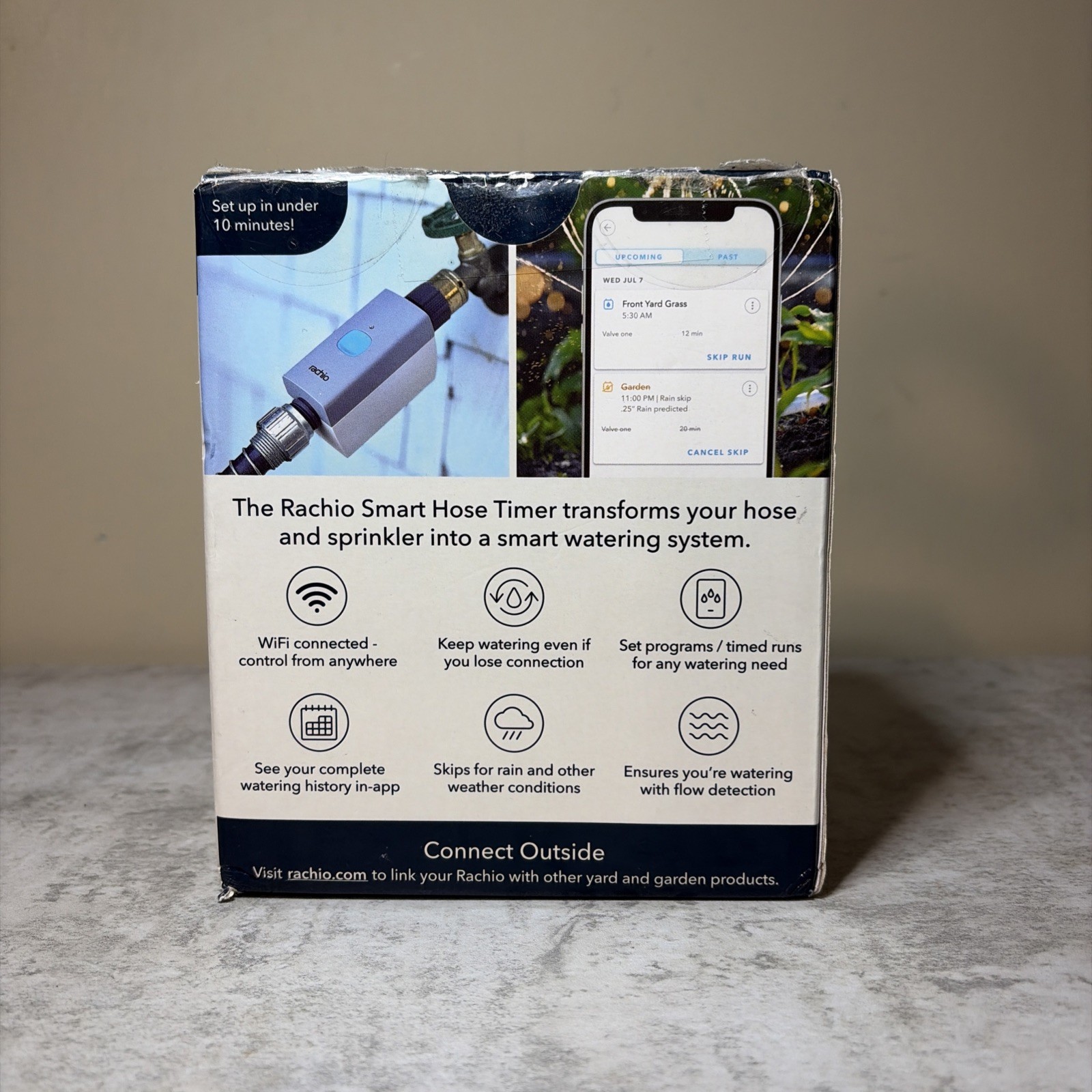 Rachio Smart Hose Timer 1 Valve Outdoor Faucet Timer Used