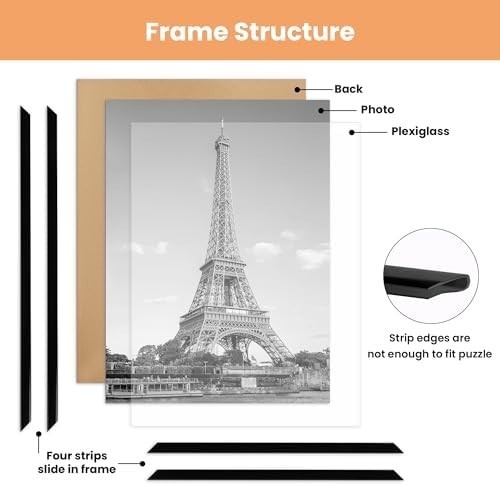11X17 Picture Frame Black 1 or 3 Pack 11 X 17 Frame Horizontal or Vertical Wall